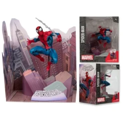 McFarlane Toys Superhéroes Marvel|Coleccionismo Marvel^Estatua Spider-Man de Marvel PVC 1/10 17 cm