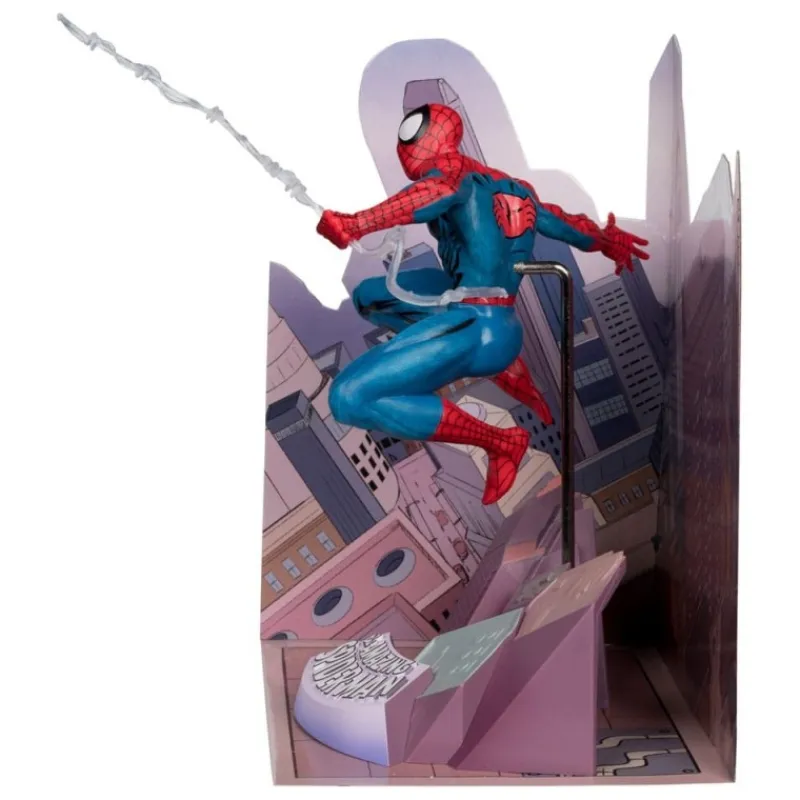 McFarlane Toys Superhéroes Marvel|Coleccionismo Marvel^Estatua Spider-Man de Marvel PVC 1/10 17 cm