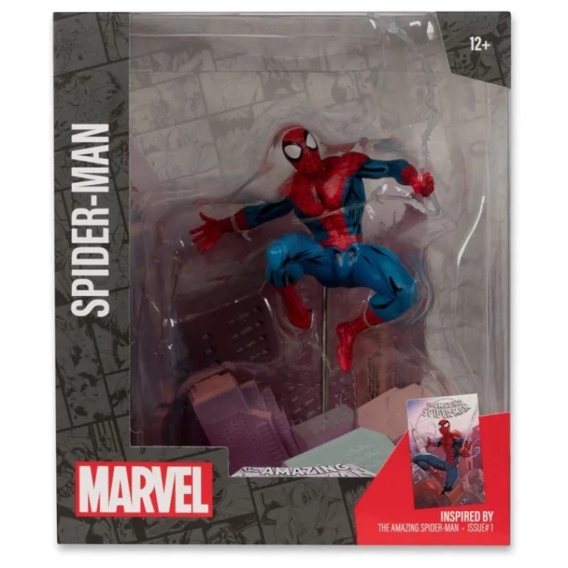 McFarlane Toys Superhéroes Marvel|Coleccionismo Marvel^Estatua Spider-Man de Marvel PVC 1/10 17 cm