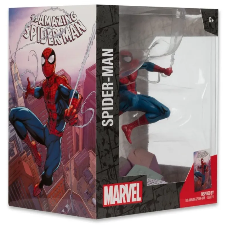 McFarlane Toys Superhéroes Marvel|Coleccionismo Marvel^Estatua Spider-Man de Marvel PVC 1/10 17 cm