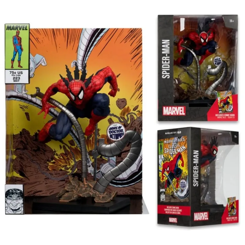 McFarlane Toys Superhéroes Marvel|Coleccionismo Marvel^Estatua Spider-Man Marvel Collection 1/6 PVC 25 cm