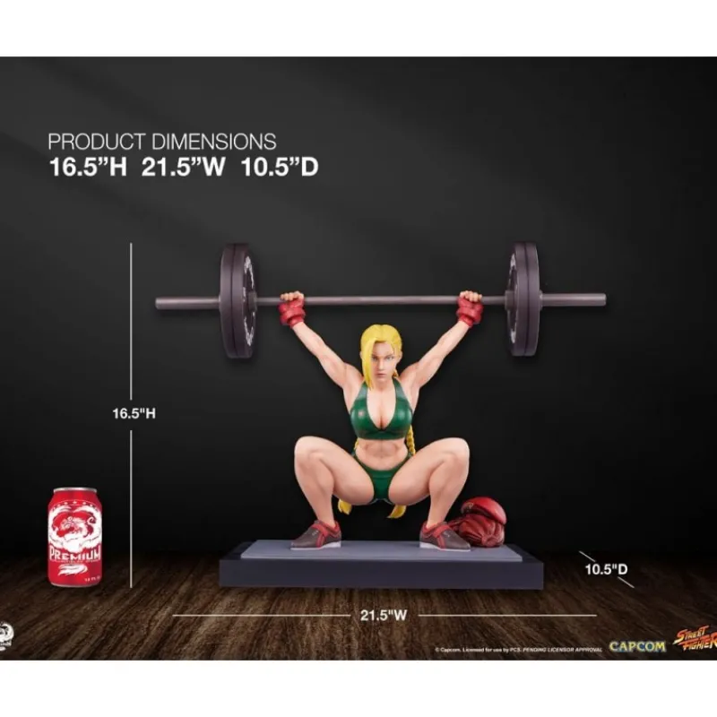 Premium Collectibles Studio Descuentos Gaming^Estatua Street Fighter Cammy Powerlifting 1/4 41 cm