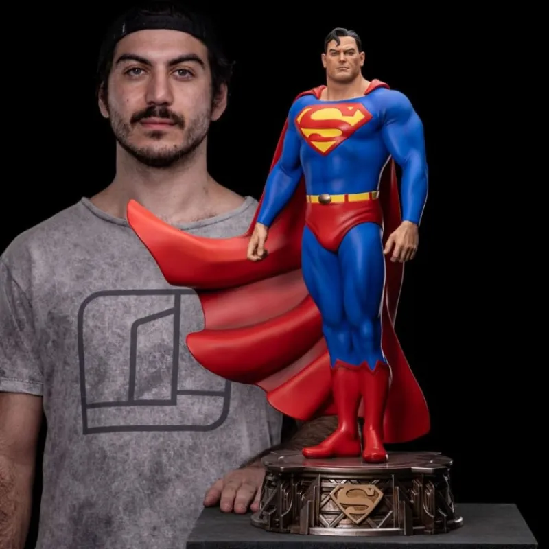 Iron Studios Regalos De Superhéroes Dc|Figuras Dc^Estatua Superman Legacy Replica 1:4 57 cm