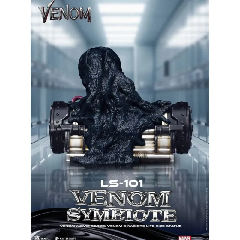Beast Kingdom Cosas De Villanos Marvel|Coleccionismo Marvel^Estatua tamaño real Venom Symbiote 24 cm