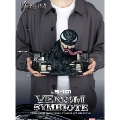 Beast Kingdom Cosas De Villanos Marvel|Coleccionismo Marvel^Estatua tamaño real Venom Symbiote 24 cm