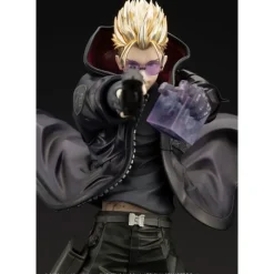 Kotobukiya Figuras^Estatua Trigun Stampede ARTFXJ Vash the Stampede The Gunman in Black Ver. 22 cm