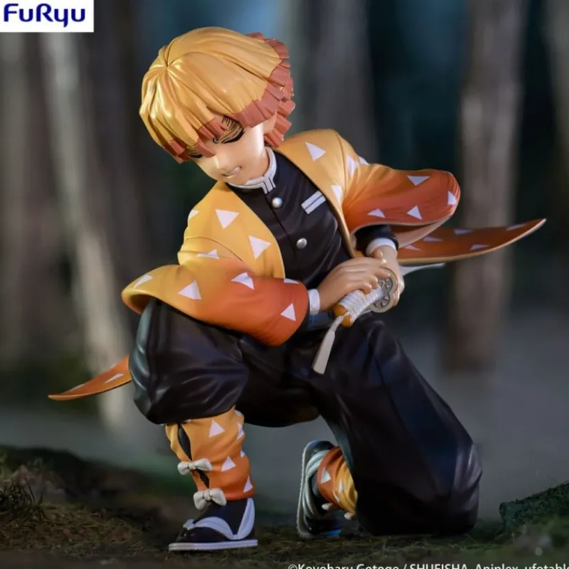 Outlet Estatua Zenitsu Agatsuma Noodle Stopper 10 cm PVC Demon Slayer Figuras