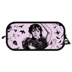 New Estuche Darkness Wednesday - Miércoles Negro y Rosa Miércoles Addams