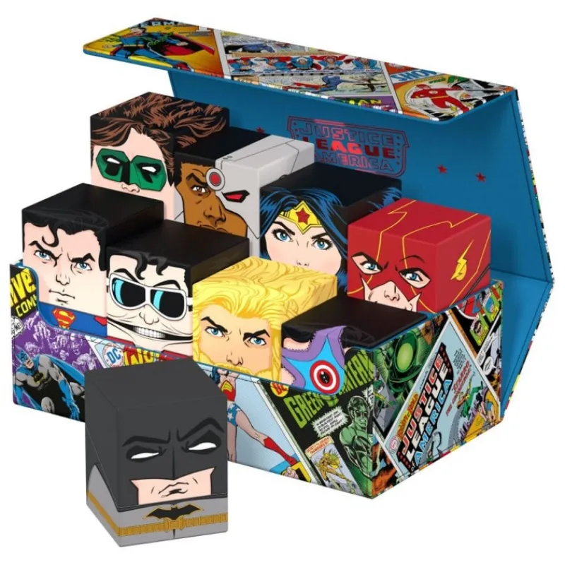 Squaroes Regalos De Superhéroes Dc|Más Regalos De Dc^Estuche Coleccionista DC Justice League™ Vintage Comics