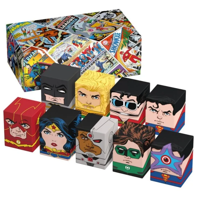 Squaroes Regalos De Superhéroes Dc|Más Regalos De Dc^Estuche Coleccionista DC Justice League™ Vintage Comics