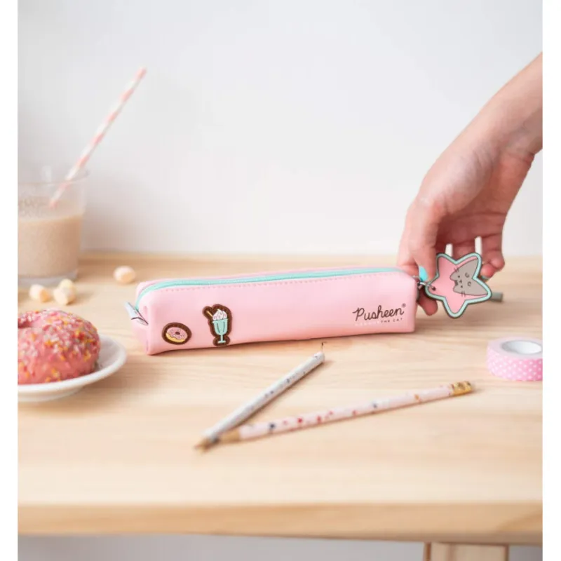 New Estuche Mini Pusheen Rose Collection Para El Cole