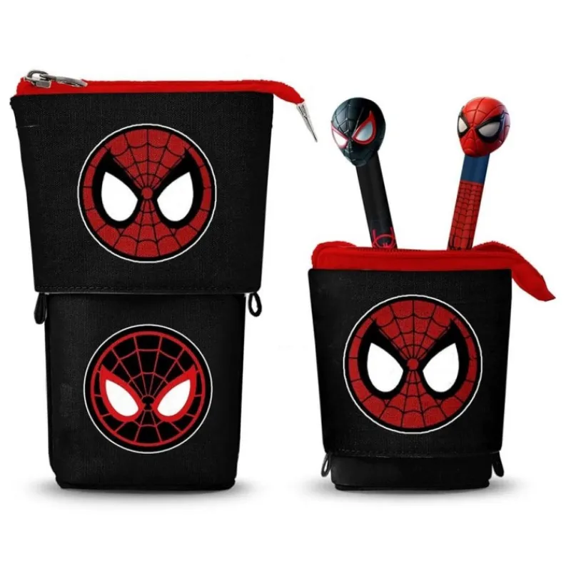 Sale Estuche Pop Up Spider-Man con 2 bolígrafos de gel borrable Superhéroes Marvel|Complementos Marvel
