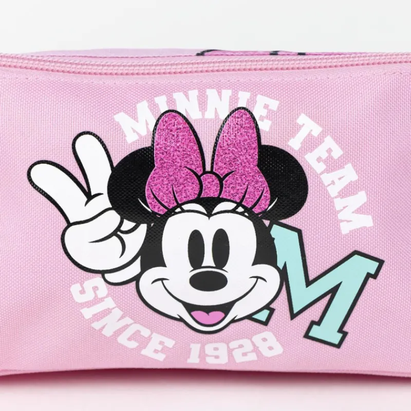 Cerdá Kids Disney Para Niñas|Para El Cole^Estuche Portatodo 3 Compartimentos Minnie