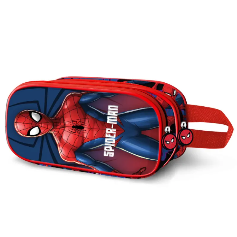 KaracterMania Más Regalos De Marvel^Estuche Portatodo 3D Doble Marvel Spiderman Solid