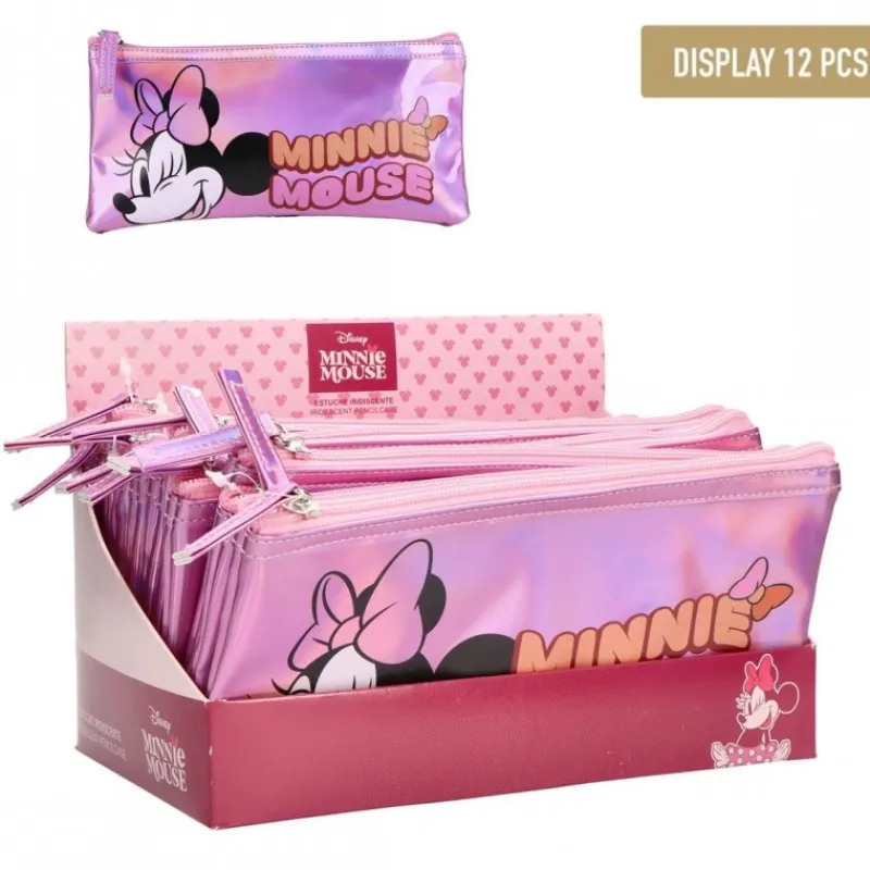Online Estuche Portatodo Iridiscente Minnie Mouse 100% PU Disney Para Niñas|Para El Cole