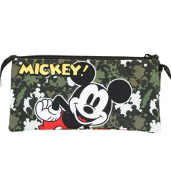 Best Estuche portatodo Mickey Mouse Verde Militar Papelería Disney
