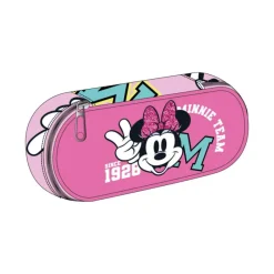 Cerdá Kids Disney Para Niñas|Para El Cole^Estuche Portatodo Ovalado Minnie - Fucsia