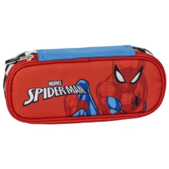 New Estuche Portatodo Ovalado de Spiderman Niños Marvel Y Dc Para Niños|Para El Cole