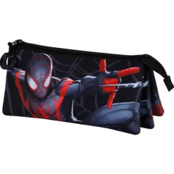 New Estuche portatodo Spiderman Negro Superhéroes Marvel