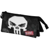 Best Estuche Portatodo Triple Marvel Punisher Skull Más Regalos De Marvel
