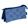 Arditex Para El Cole|Papelería Disney^Estuche portatodo triple silueta Stitch azul