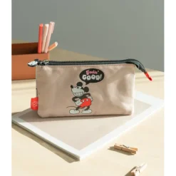 New Estuche Triple Disney Mickey 100 Aniversario Papelería Disney