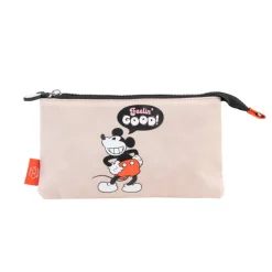 New Estuche Triple Disney Mickey 100 Aniversario Papelería Disney