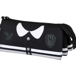 KaracterMania Miércoles Addams^Estuche triple Miércoles Nevermore