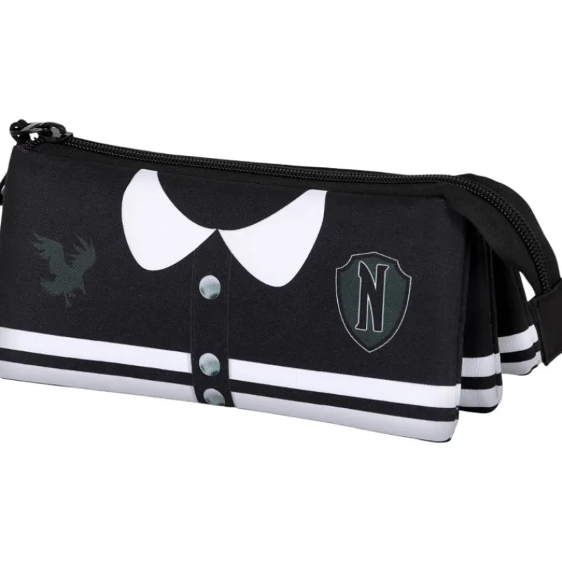 KaracterMania Miércoles Addams^Estuche triple Miércoles Nevermore