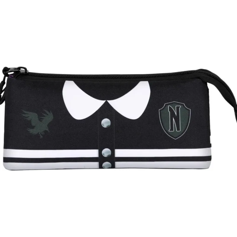 KaracterMania Miércoles Addams^Estuche triple Miércoles Nevermore
