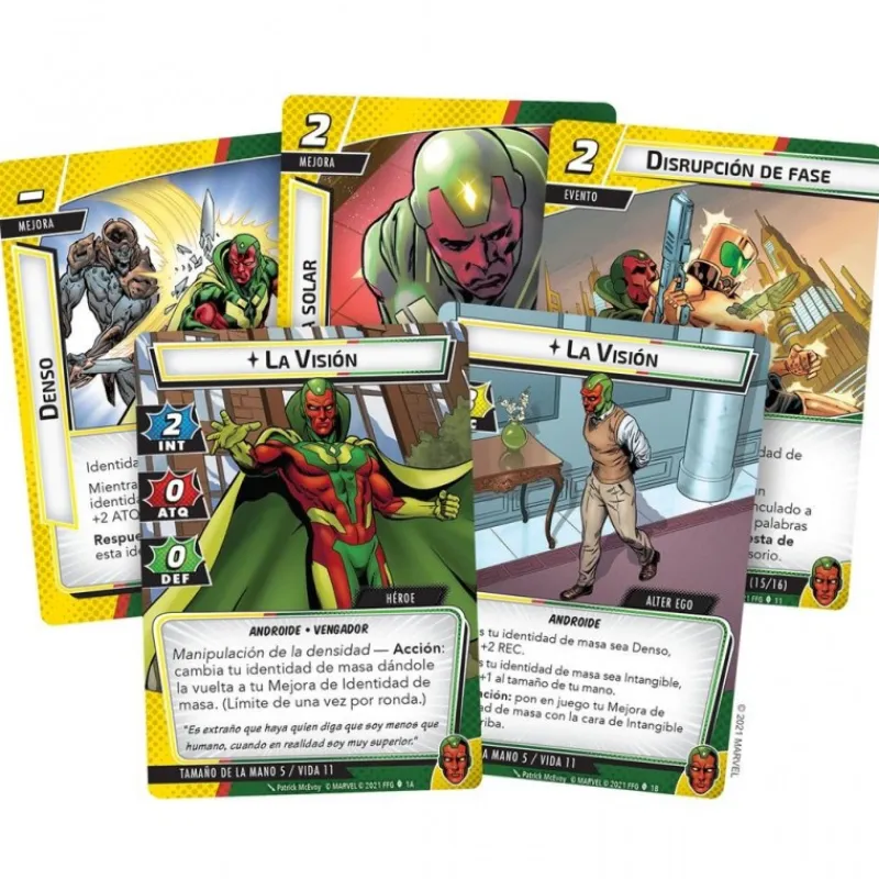 New Expansión Marvel Champions: Vision - Pack de Héroe Superhéroes Marvel