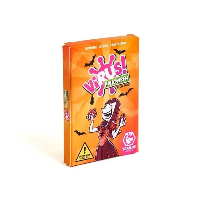 Tranjis games sl Más Regalos De Cine De Terror |Coleccionismo De Miedo Y Terror^Expansión Virus! Halloween - Cartas Terroríficamente Divertidas