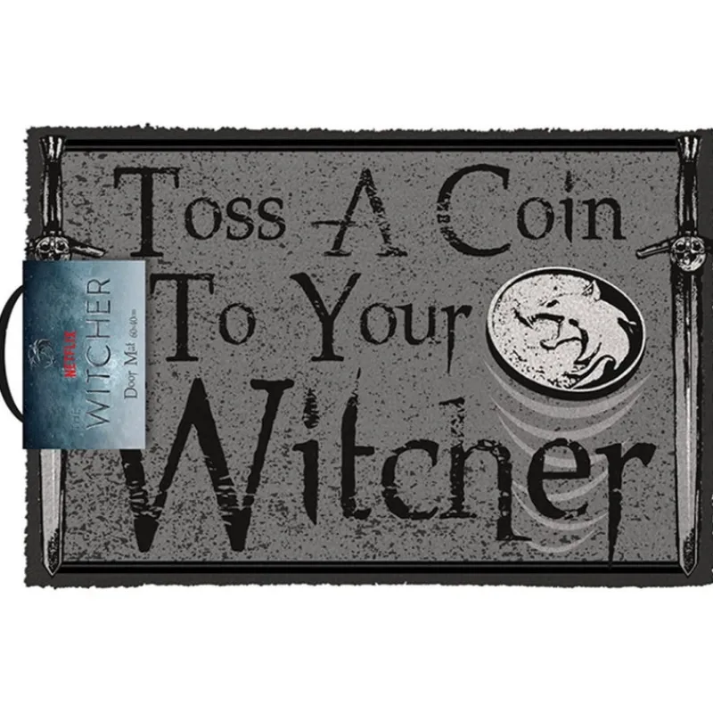 Otros Fabricantes Regalos Y Coleccionismo Para Gamers - Cosas De Videojuegos Míticos|Descuentos Gaming^Felpudo The Witcher Toss a Coin to Your Witcher
