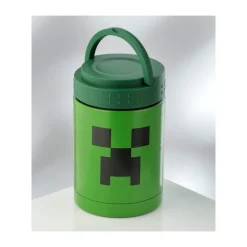Puckator Regalos Y Coleccionismo Para Gamers - Cosas De Videojuegos Míticos^Fiambrera Táper Termo Portátil Creeper Minecraft