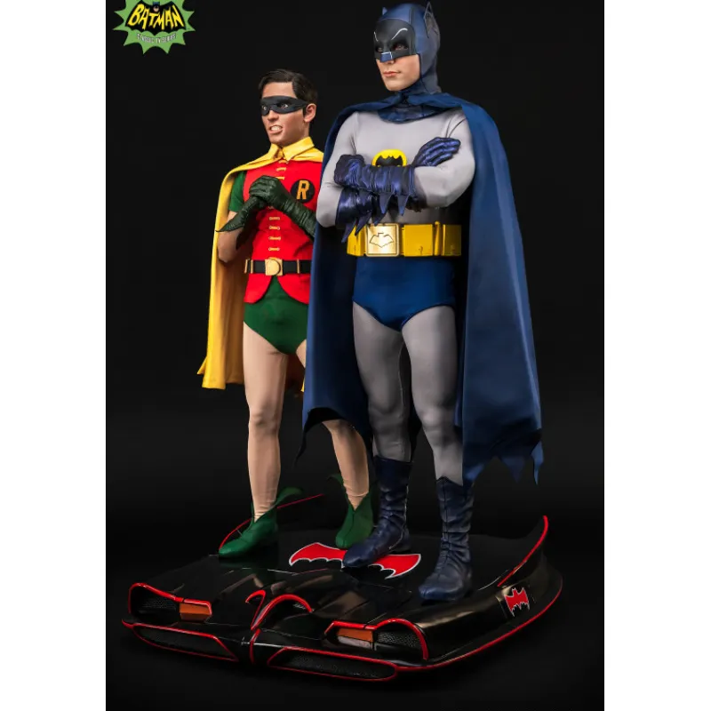Pure arts Regalos De Superhéroes Dc|Figuras Dc^Figura 1/4 Batman & Robin 1966