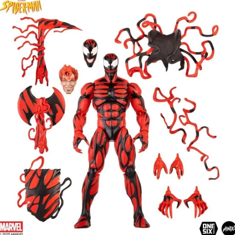 Online Figura 1/6 Carnage Spider-Man: The Animated Series 33 cm Superhéroes Marvel|Coleccionismo Marvel