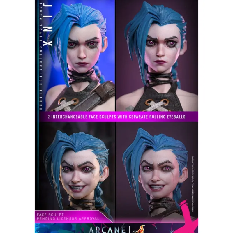 Hot Toys Regalos Y Coleccionismo Para Gamers - Cosas De Videojuegos Míticos^Figura 1:6 Jinx Arcane 27cm