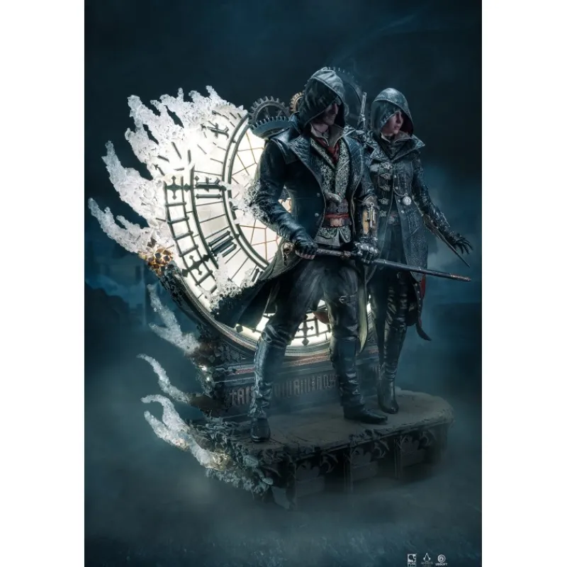 Pure arts Regalos Assassin'S Creed|Regalos Y Coleccionismo Para Gamers - Cosas De Videojuegos Míticos^Figura Animus 1:4 Jacob y Evie de Assassin's Creed Syndicate