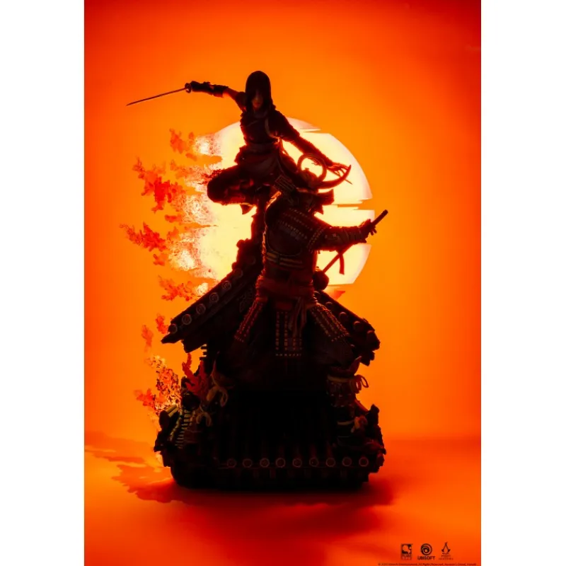 Pure arts Regalos Assassin'S Creed|Regalos Y Coleccionismo Para Gamers - Cosas De Videojuegos Míticos^Figura Animus 1:4 Naoe & Yasuke Assassins Creed Shadows