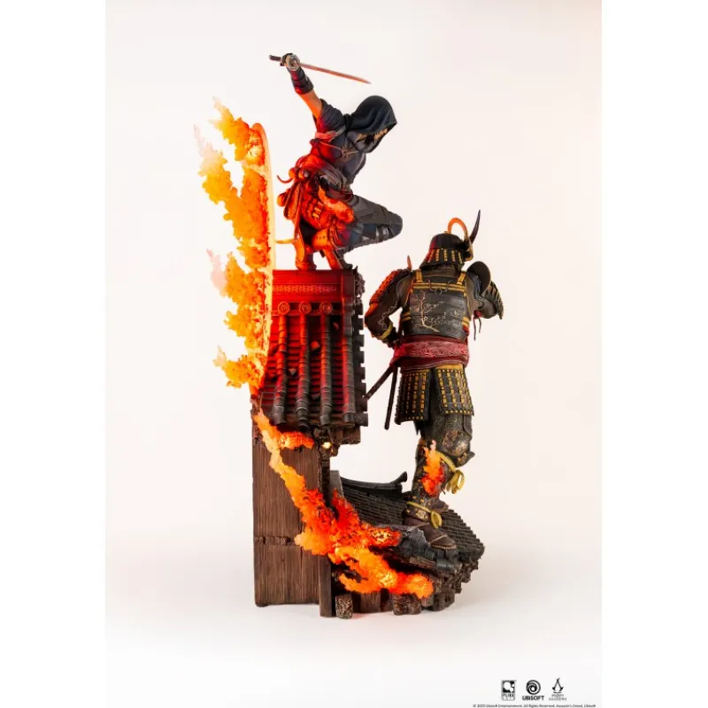 Pure arts Regalos Assassin'S Creed|Regalos Y Coleccionismo Para Gamers - Cosas De Videojuegos Míticos^Figura Animus 1:4 Naoe & Yasuke Assassins Creed Shadows