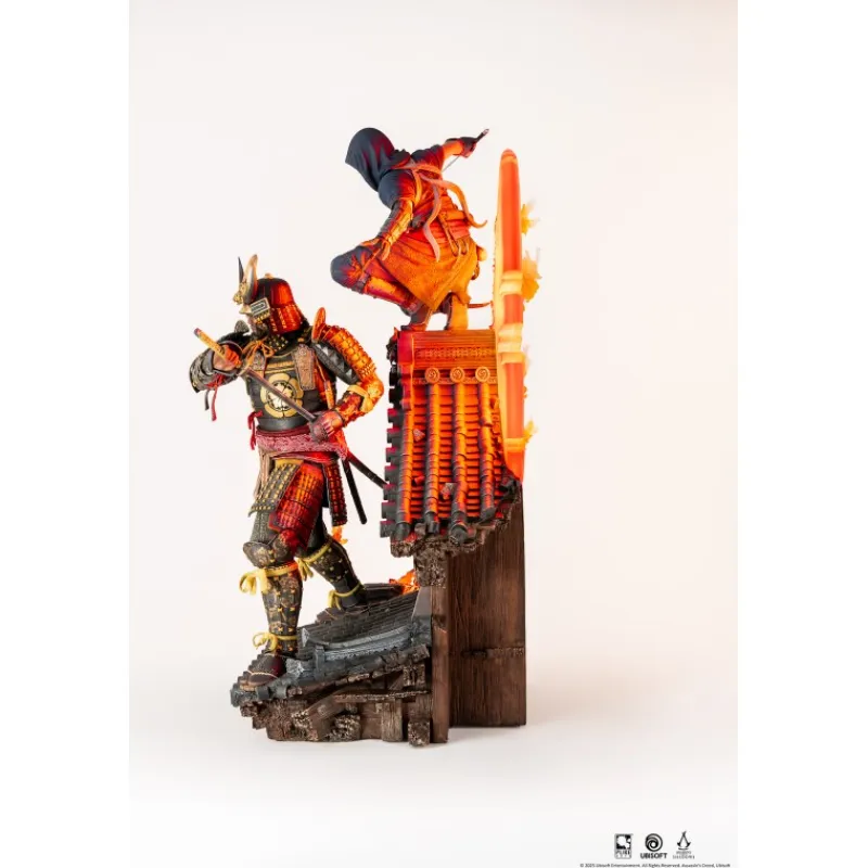 Pure arts Regalos Assassin'S Creed|Regalos Y Coleccionismo Para Gamers - Cosas De Videojuegos Míticos^Figura Animus 1:4 Naoe & Yasuke Assassins Creed Shadows