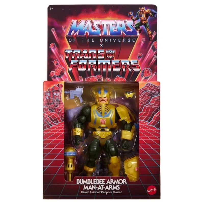 Mattel Masters Of The Universe^Figura Armada Man-At-Arms Bumblebee de 14 cm - Exclusiva Europea