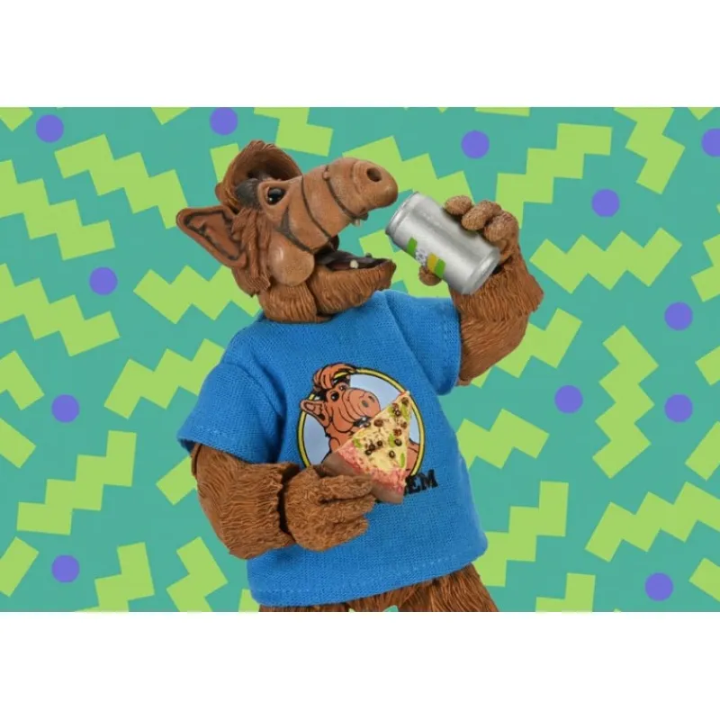 Neca Regalos De Otras Series^Figura Articulada Alf de los 80s de 15 cm por