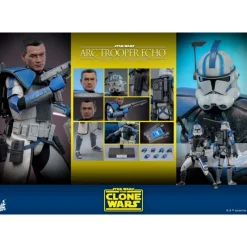 Hot Toys Más Regalos De Star Wars|Replicas Y Coleccionismo Star Wars ^Figura articulada Arc Trooper Echo 30 cm Star Wars