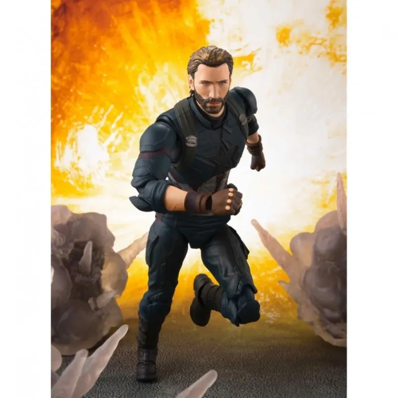 Online Figura articulada Capitán América Tamashii Nations Marvel Avengers Superhéroes Marvel|Coleccionismo Marvel