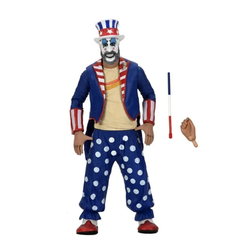 Neca Más Regalos De Cine De Terror |Coleccionismo De Miedo Y Terror^Figura articulada Captain Spaulding 18 cm - Aniversario 20