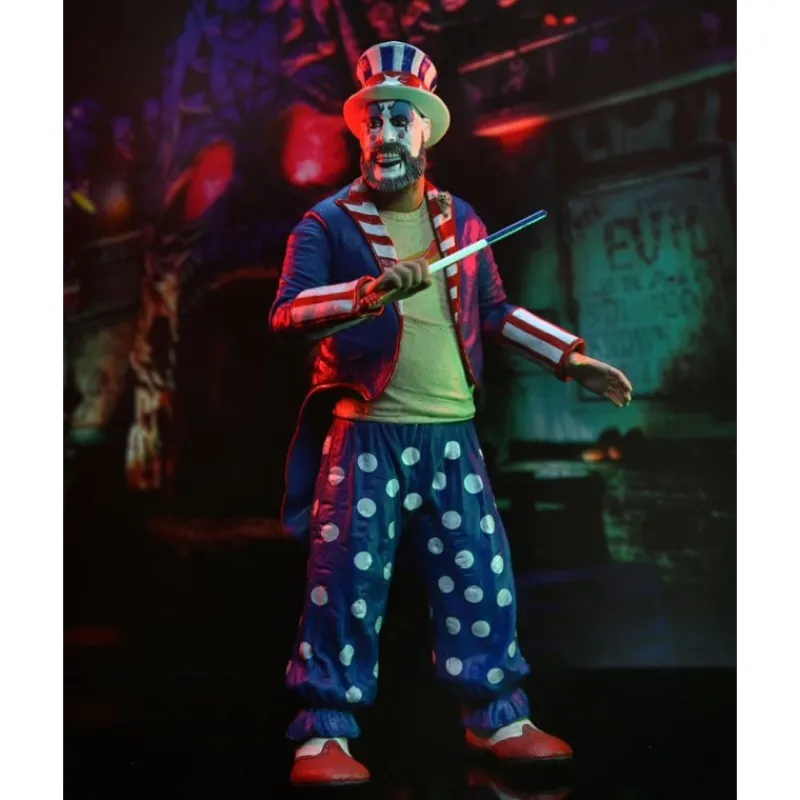 Neca Más Regalos De Cine De Terror |Coleccionismo De Miedo Y Terror^Figura articulada Captain Spaulding 18 cm - Aniversario 20