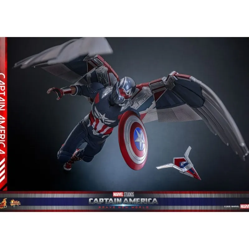 Hot Toys Superhéroes Marvel|Coleccionismo Marvel^Figura Articulada Captain America 30 cm