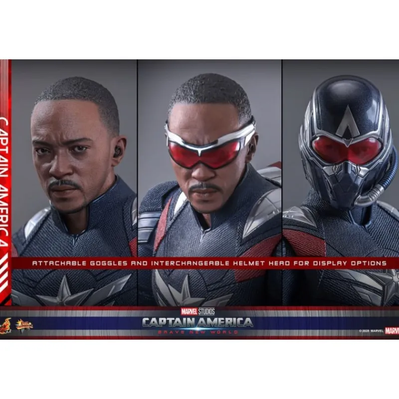 Hot Toys Superhéroes Marvel|Coleccionismo Marvel^Figura Articulada Captain America 30 cm