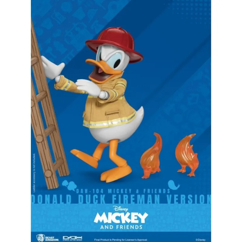 Discount Figura articulada Donald Duck Fireman 24 cm Películas Y Personajes De Disney ·Mickey & Minnie|Figuras Disney De Colección